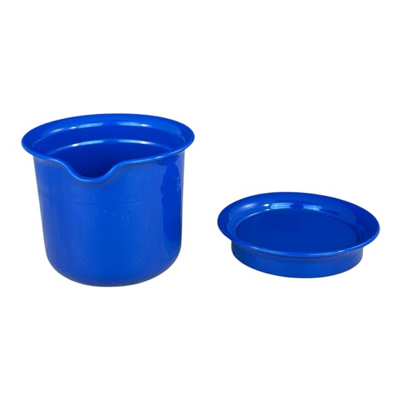 Tupperware Mexico Exclusive Blue Sugar Bowl with Lid Tupperware Azucarera - Picture 3 of 10